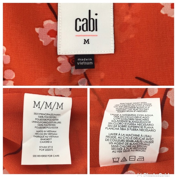 Cabi Clothing Split Sleeve Top, #5712, Medium - Picture 16 of 16